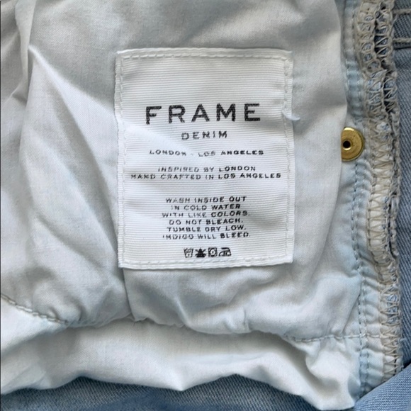 Frame Denim Distressed Le Skinny Jeanne 28 - Picture 6 of 7